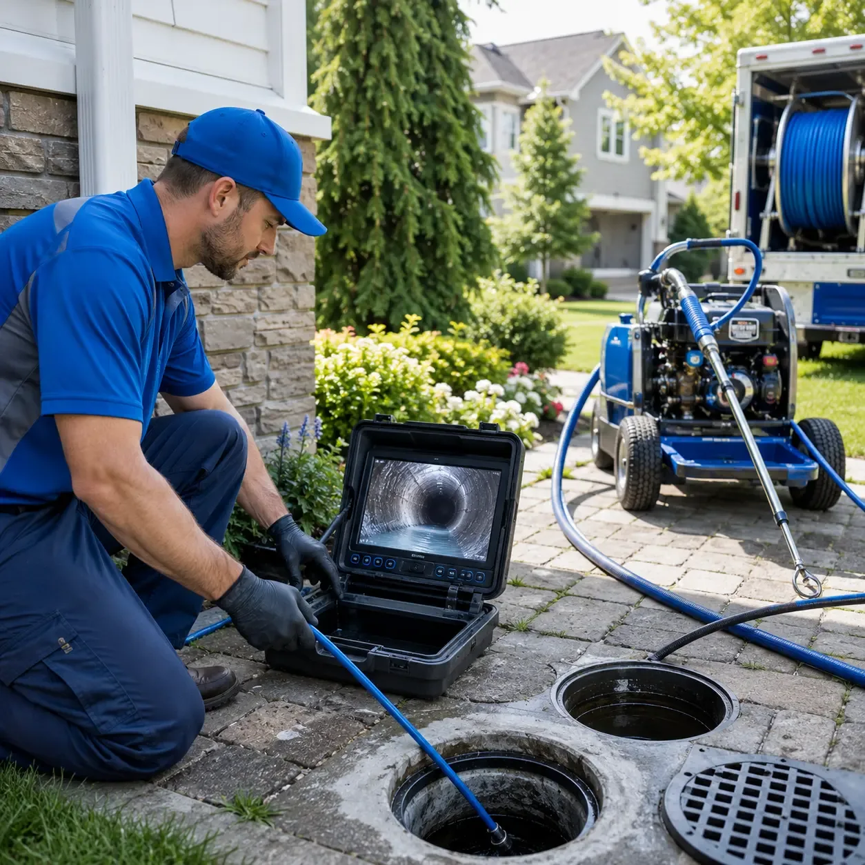 Outdoor drain cleaning professionals serving Mcclellandtown, PA